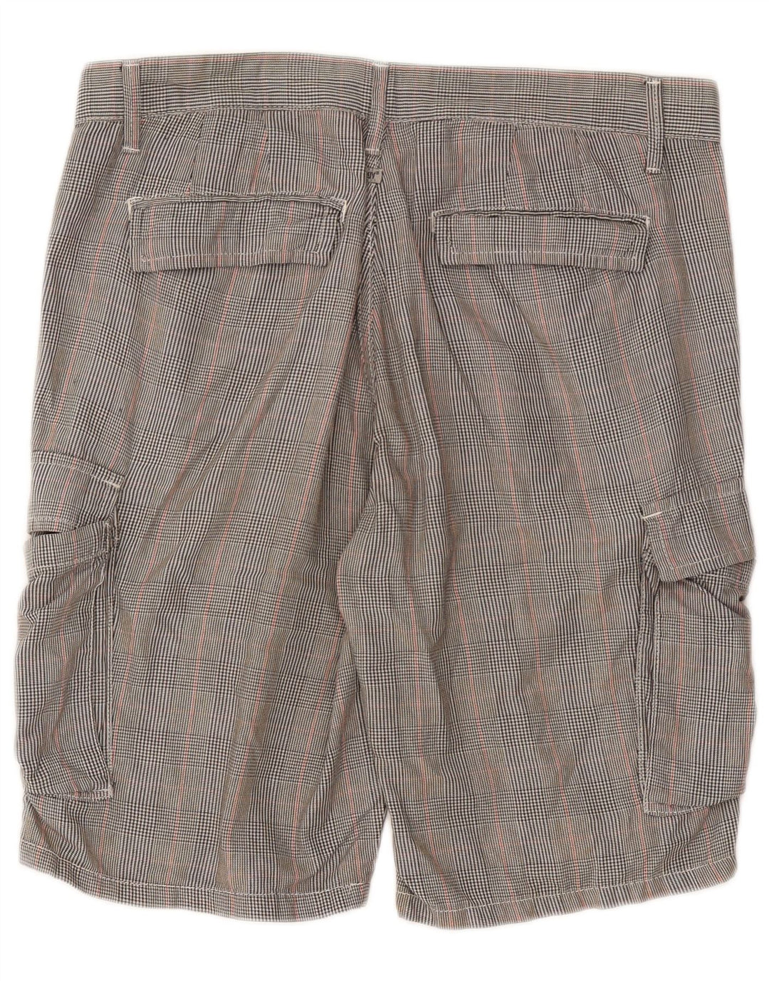 Pantaloni scurți cargo Jaggy pentru bărbați W33, bumbac cu picior de gală, gri mediu