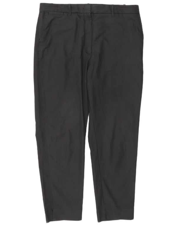 Pantaloni chino drepti pentru femei Marks & Spencer UK 16 Large W36 L28 Black