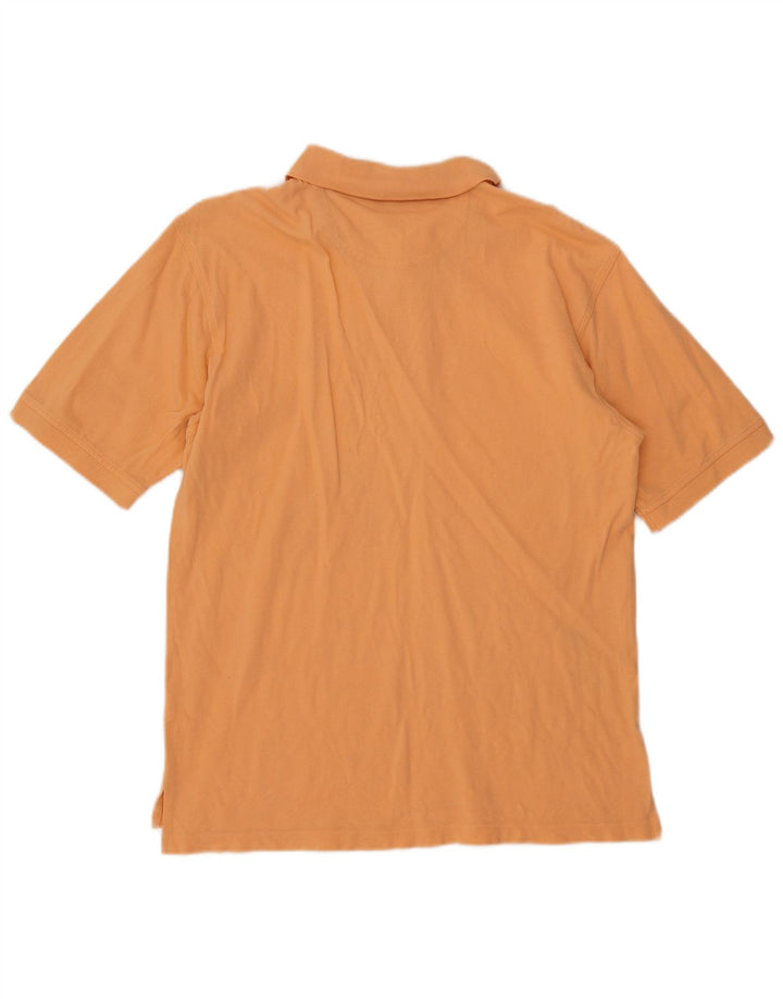 Tricou polo IZOD pentru bărbați, bumbac portocaliu mediu