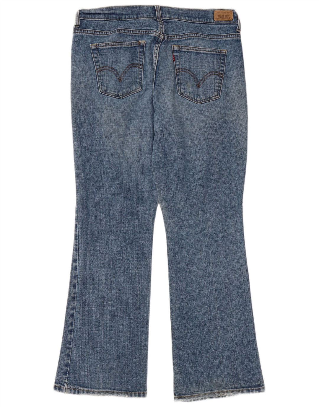 Blugi Levi's pentru femei 515 Bootcut US 12 Large W32 L29 Blue Bumbac