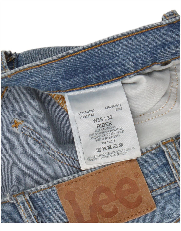 Blugi Lee Rider Slim pentru bărbați W38 L32 Bumbac albastru
