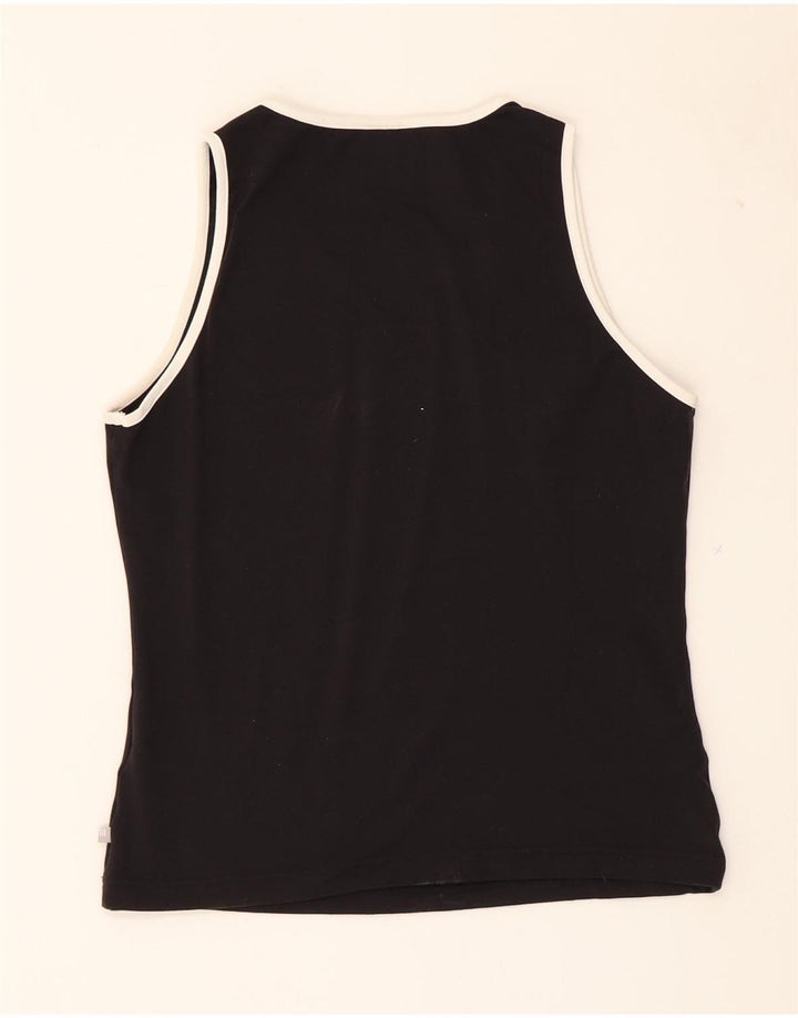 ADIDAS Womens Vest Top UK 18 XL Black Polyester Vintage Adidas and Second-Hand Adidas from Messina Hembry 