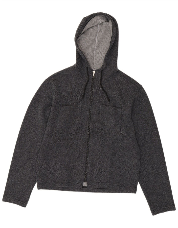 Pulover cu capotă cu fermoar pentru femei LEVI'S UK 14, gri mediu