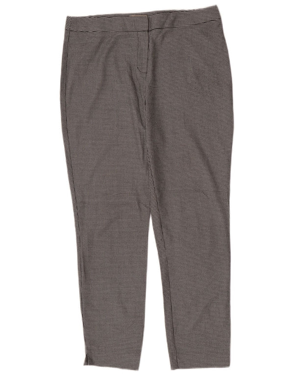 Pantaloni de costum Hobbs pentru femei slim UK 12 Medium W32 L28 Black Houndstooth