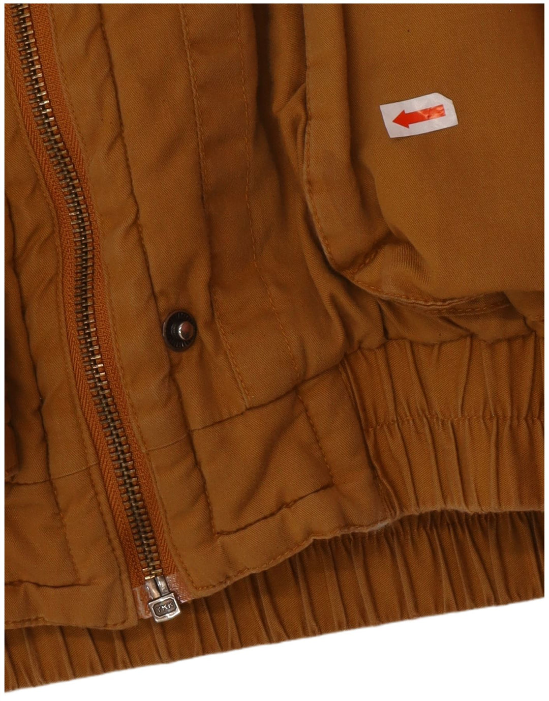 VINTAGE Jachetă de vânt supradimensionată pentru femei IT 42 bumbac maro mediu