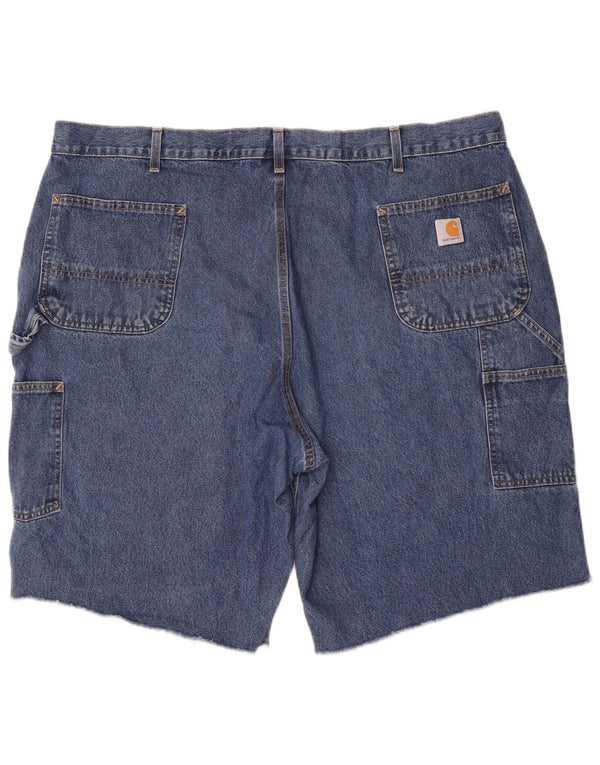Pantaloni scurți Carhartt pentru bărbați Original Fit Loose Cargo W46 3XL Bumbac albastru