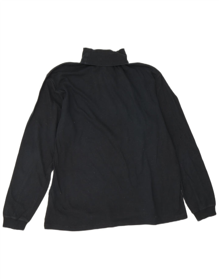 Top pentru bărbați Champion cu mânecă lungă 2XL, bumbac negru
