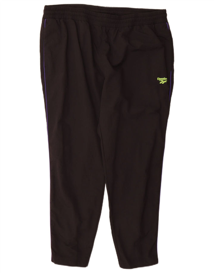 Pantaloni de trening Reebok pentru bărbați XL, negru, nailon