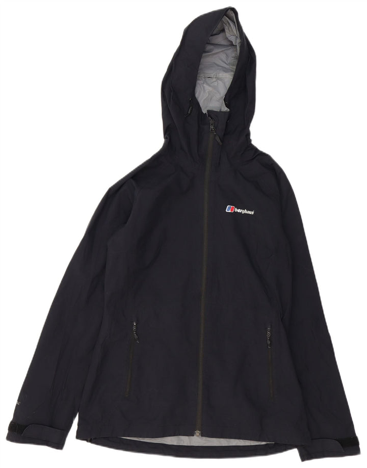 Jachetă de ploaie cu glugă pentru femei Berghaus UK 8 Small, bleumarin, poliamidă