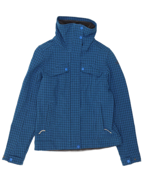 Jachetă Windbreaker pentru femei The North Face UK 10 Small Blue Check Poliester