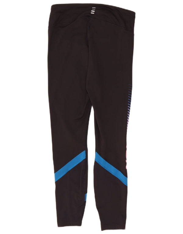 Leggings grafic Under Armour pentru femei UK 14, mare, negru, bloc de culoare