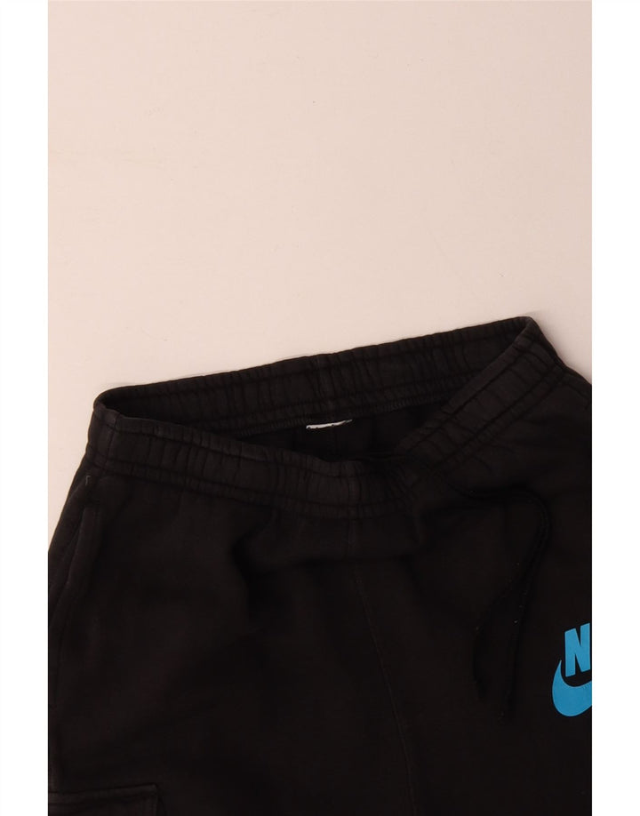 Pantaloni de trening cargo grafic NIKE pentru bărbați Pantaloni de jogging, bumbac mediu negru