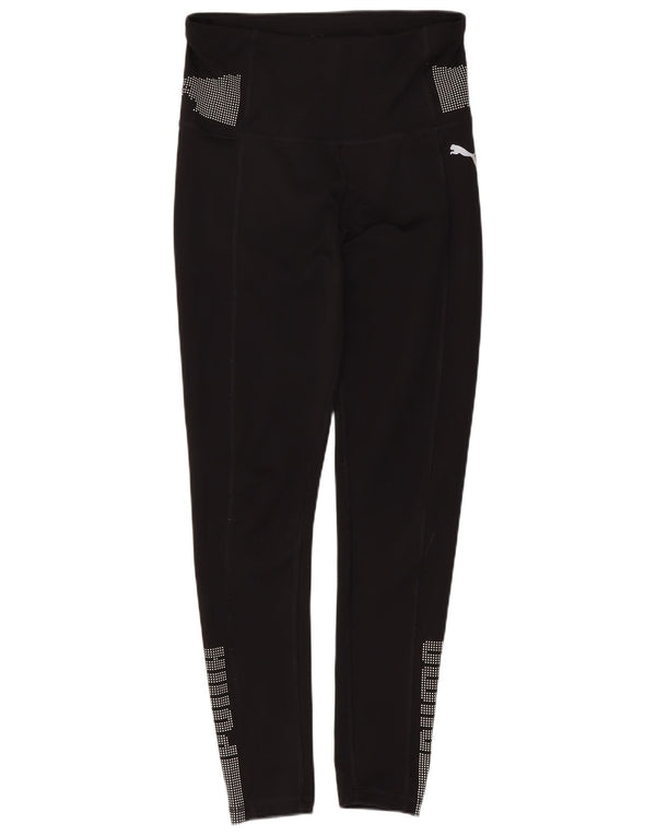 Leggings grafic Puma pentru femei UK 6 XS poliester cu pete negre