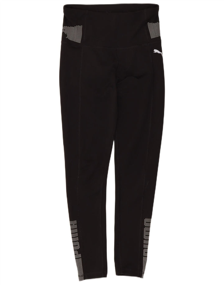 Leggings grafic Puma pentru femei UK 6 XS poliester cu pete negre
