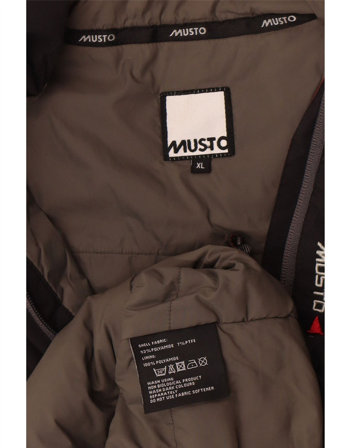Musto Gilet Captusit pentru Barbati UK 42 XL Poliamida Neagra