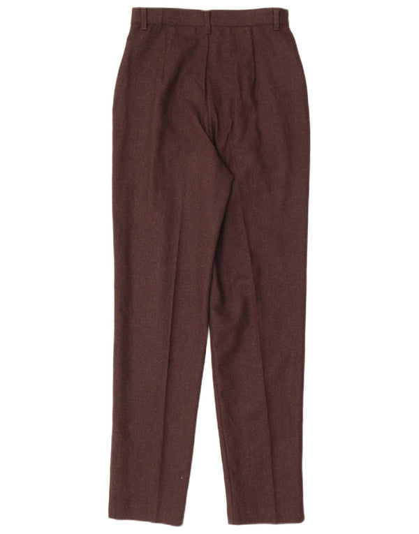Pantaloni casual Benetton pentru femei cu talie înaltă IT 40 Small W24 L30 maro