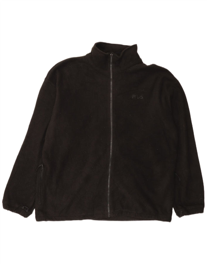Jachetă pentru bărbați Fila Liner Fleece UK 44 2XL Negru Poliester