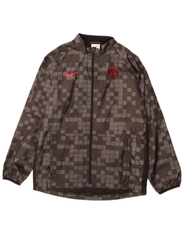 Jachetă de trening Nike Paris Saint- Germain pentru băieți 12-13 ani, mare, gri