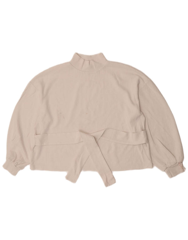 Pulover oversize crop pentru femei UK 14 Medium