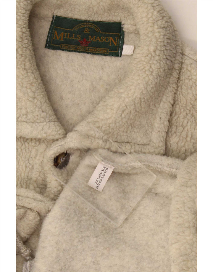 Jachetă vintage pentru bărbați din lână UK 42 XL Gri poliester color bloc