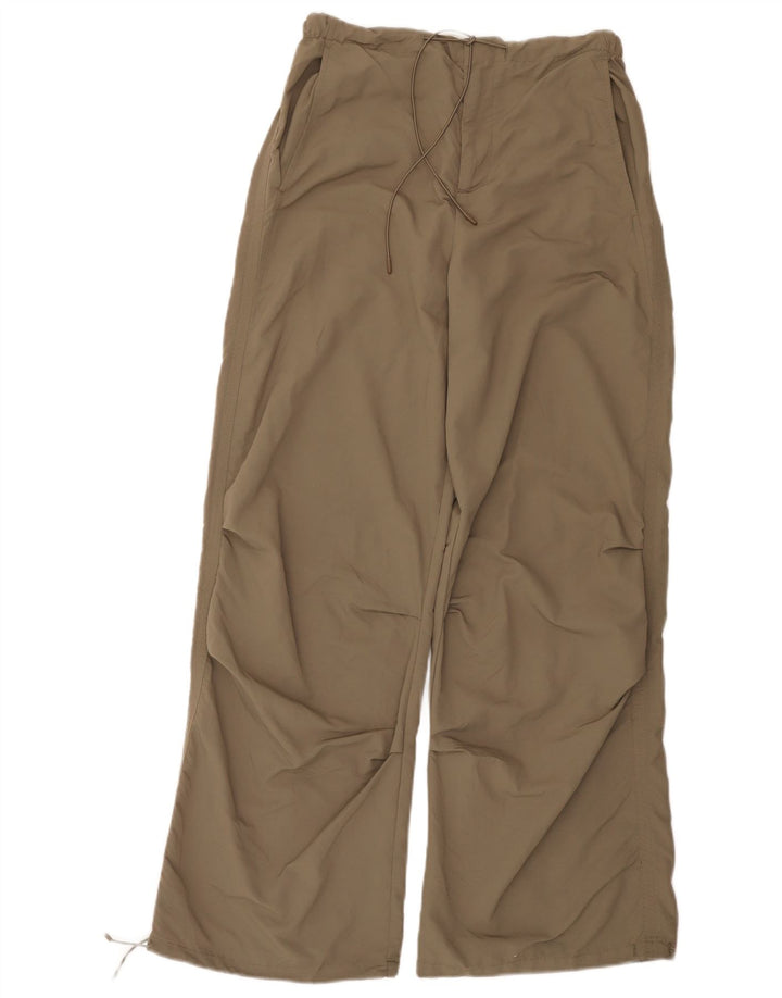 Pantaloni de trening Zara pentru femei UK 10 Mic Maro Poliamidă