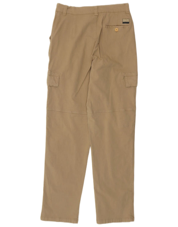 Pantaloni cargo drepți pentru bărbați Superga IT 48 Medium W30 L33 Bej Bumbac