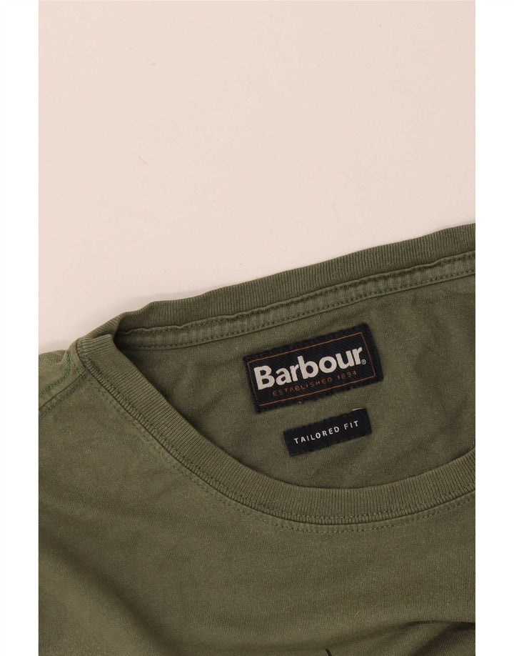 Tricou grafic Barbour, croit pentru bărbați, Top Mediu Kaki
