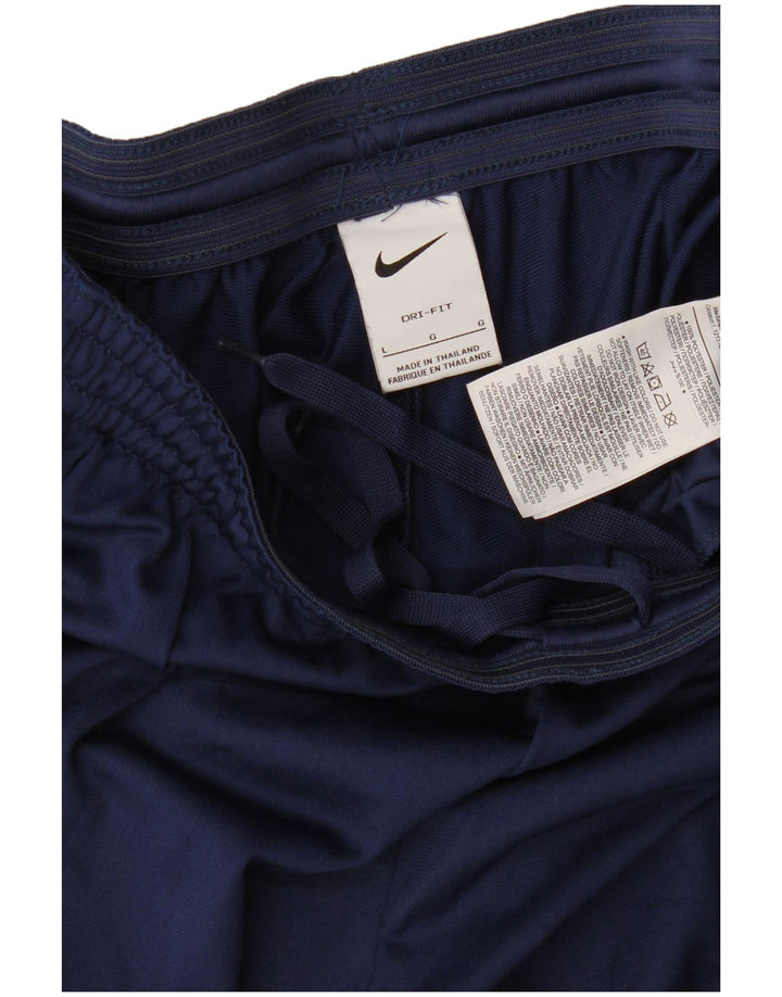 Nike Mens Tottenham Tracksuit Trousers Large Navy Blue Colourblock