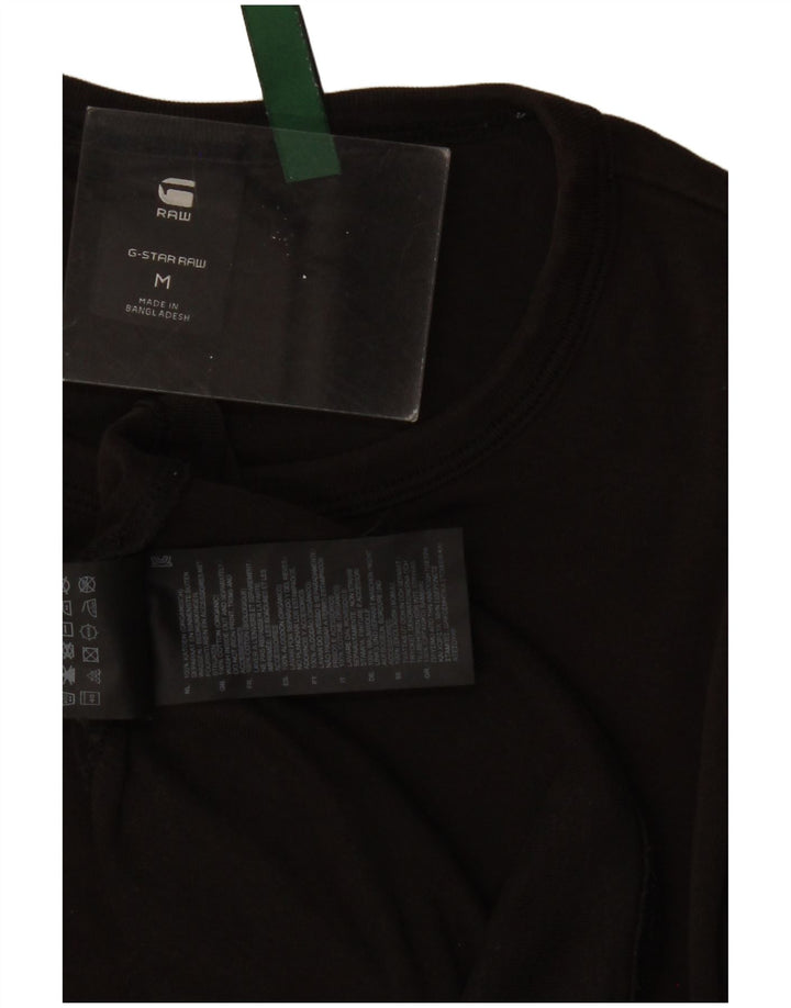 G-STAR Bărbați Tricou Top Medium Negru Bumbac