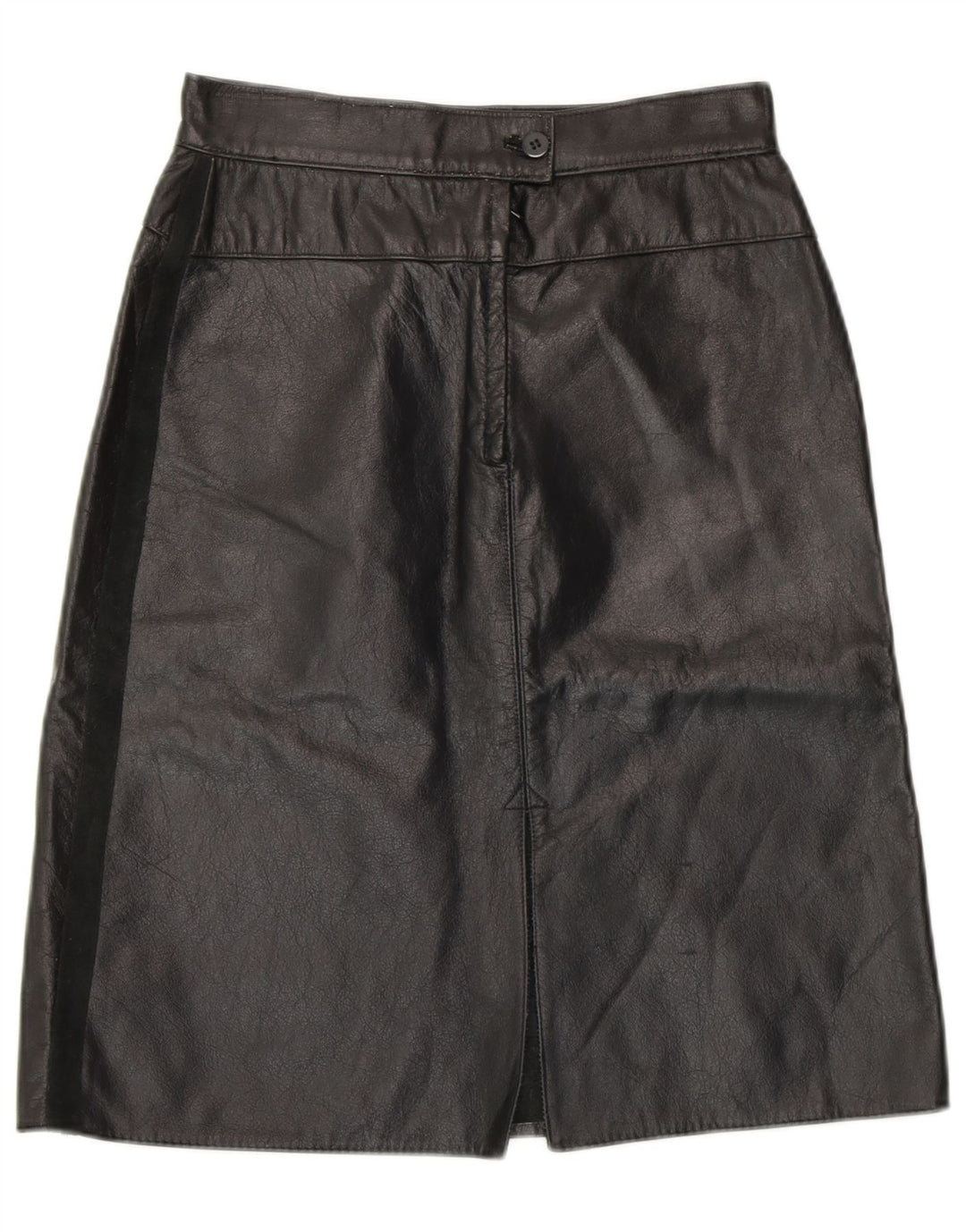 Fusta din piele pentru femei VINTAGE W26 Small Black