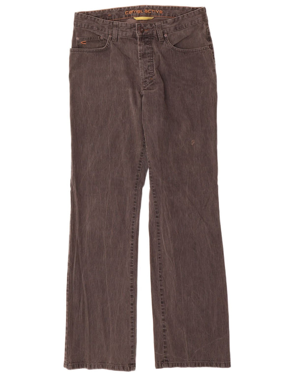 Pantaloni casual pentru bărbați Camel Active Bootcut L34 L34 bumbac gri
