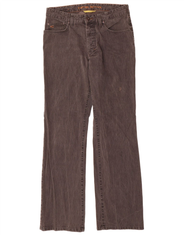Pantaloni casual pentru bărbați Camel Active Bootcut L34 L34 bumbac gri
