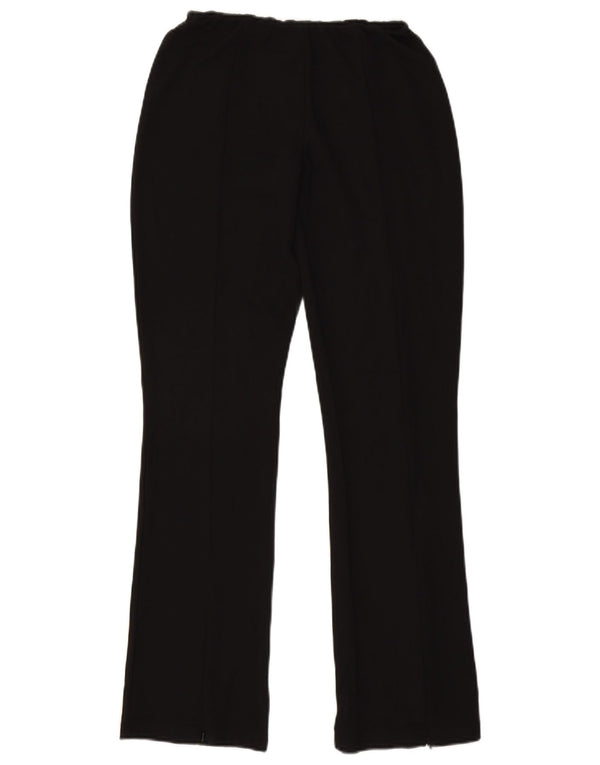 Topshop Pantaloni casual Bootcut pentru femei UK 10 Small W26 L32 Black Classic