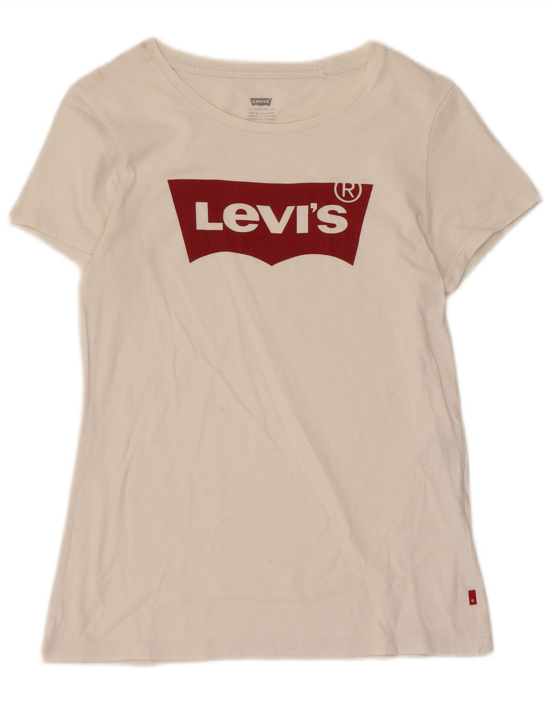 Tricou grafic Levi's pentru femei Top UK 10 Small White