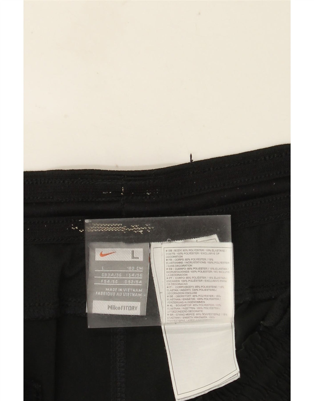 Pantaloni scurți sport Nike pentru bărbați, mari, negru, poliester color bloc