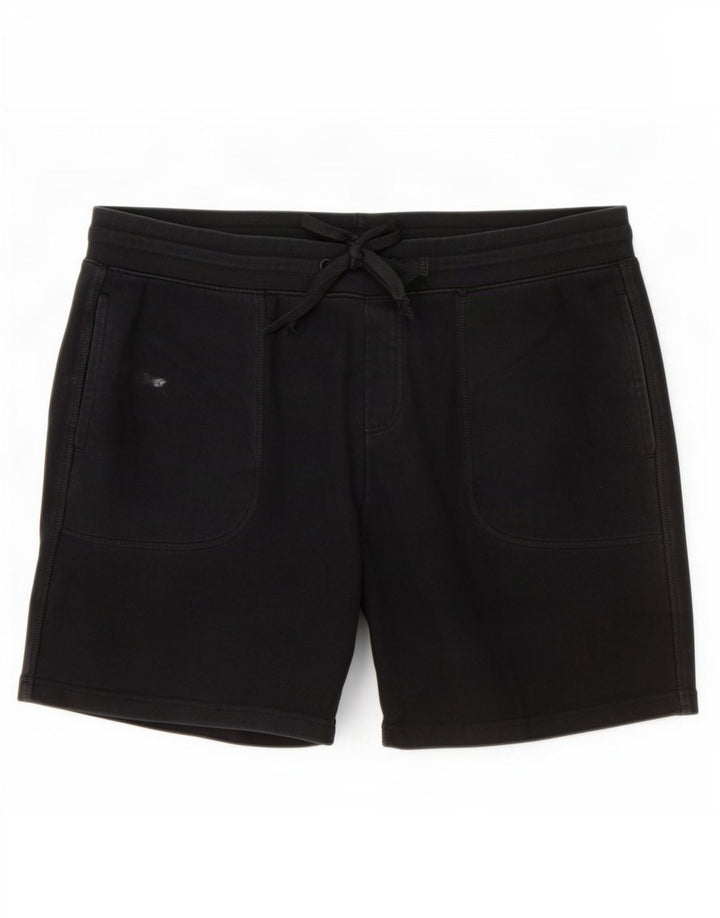 Pantaloni scurți sport pentru bărbați Marks & Spencer, mari, negru, bumbac
