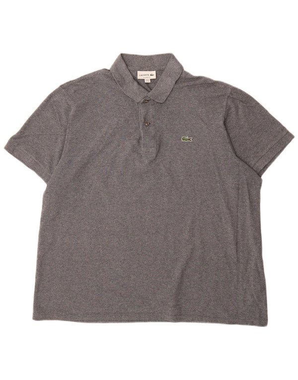 Tricou polo Lacoste Classic Fit pentru bărbați Mărimea 7 2XL Bumbac gri