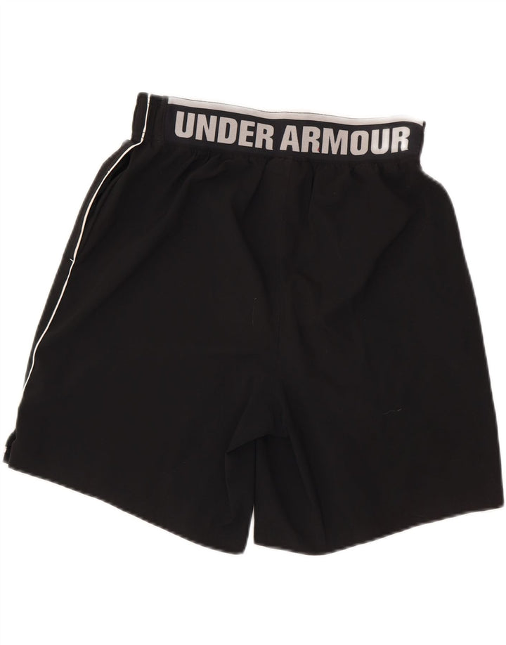 Pantaloni scurți sport grafic pentru bărbați UNDER ARMOUR, poliester mediu negru
