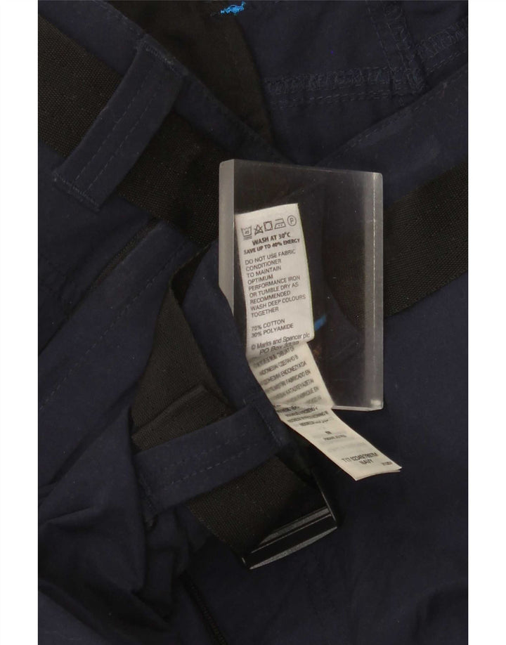 Pantaloni scurți cargo pentru bărbați Marks & Spencer W40 XL, bumbac bleumarin