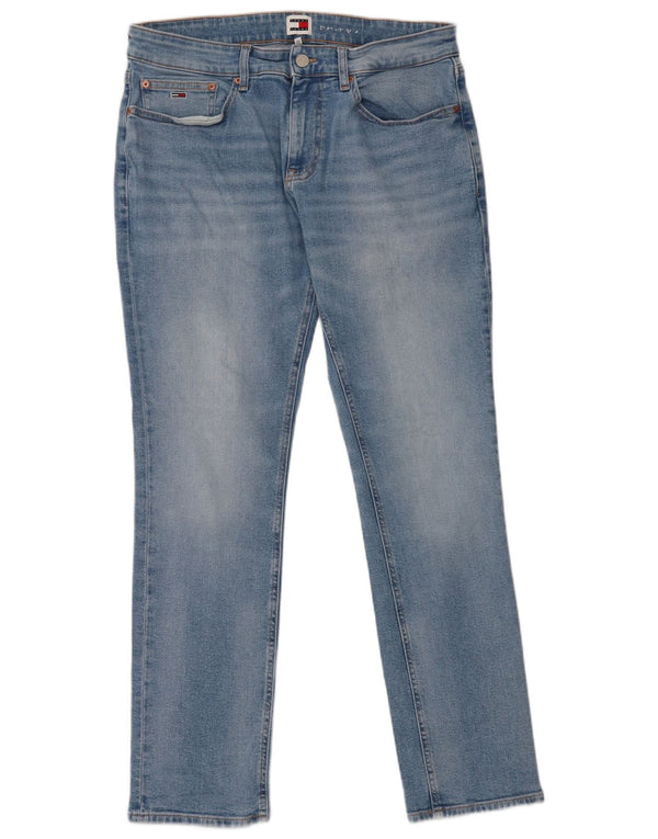 Blugi slim pentru bărbați Tommy Hilfiger W33 L32 bumbac albastru