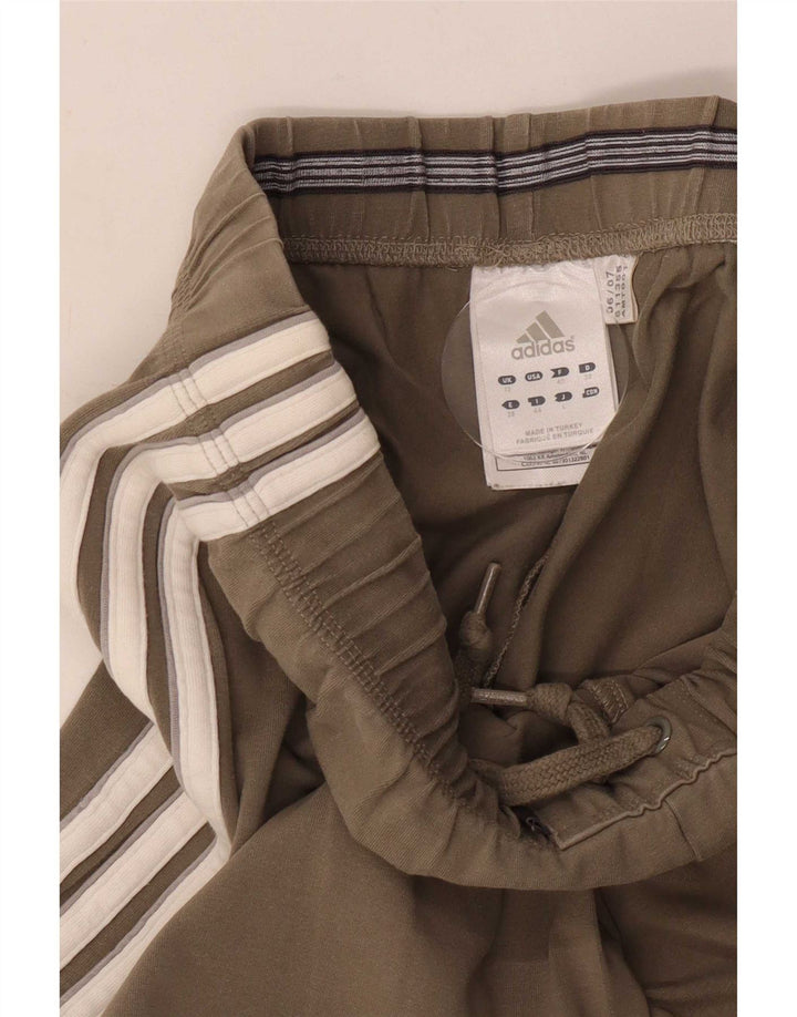Pantaloni de trening Adidas pentru femei UK 12 Medium Khaki Bumbac