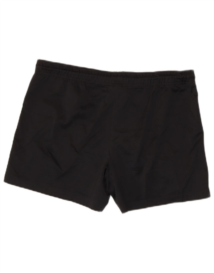 Pantaloni scurți sport adidas pentru femei UK 14, mari, negru, poliester