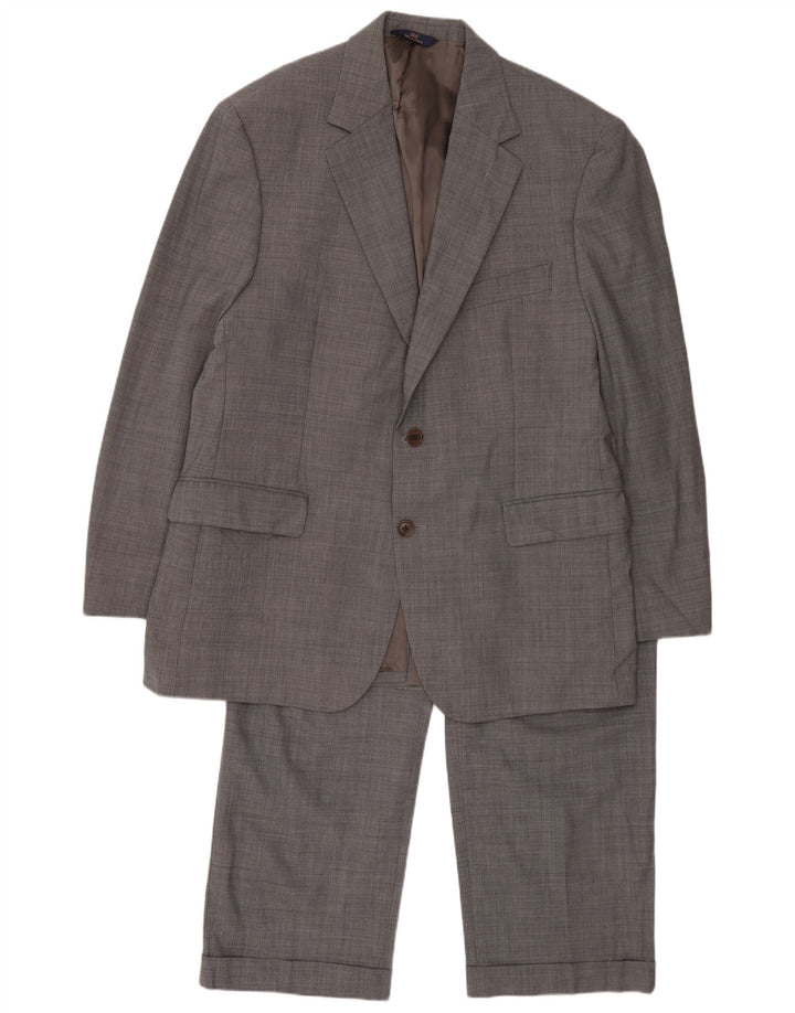 Costum pentru bărbați BROOKS BROTHERS 346, 2 nasturi, 2 piese UK 42 XL W34 L29 Lână gri