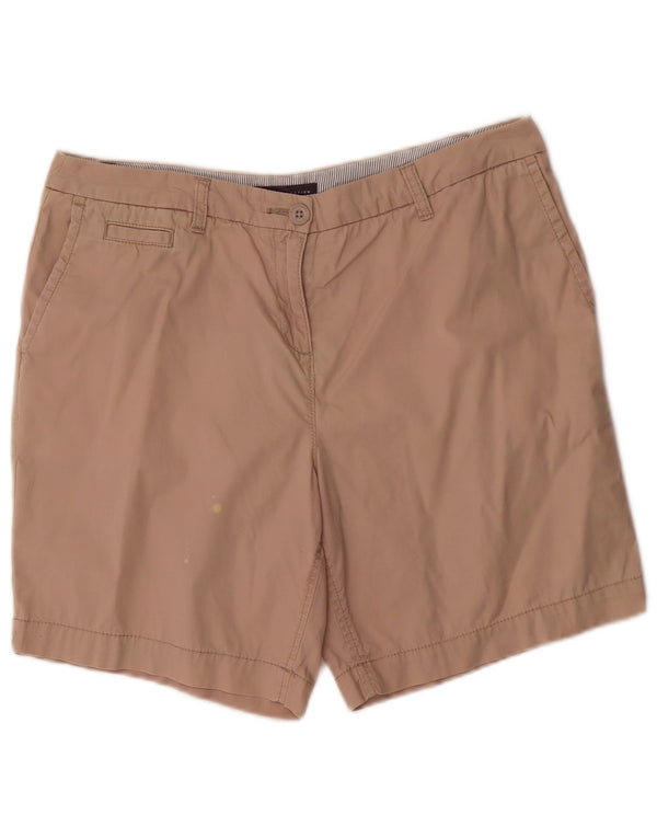 Pantaloni scurti chino pentru femei Marks & Spencer UK 14 Large W32 Beige Bumbac