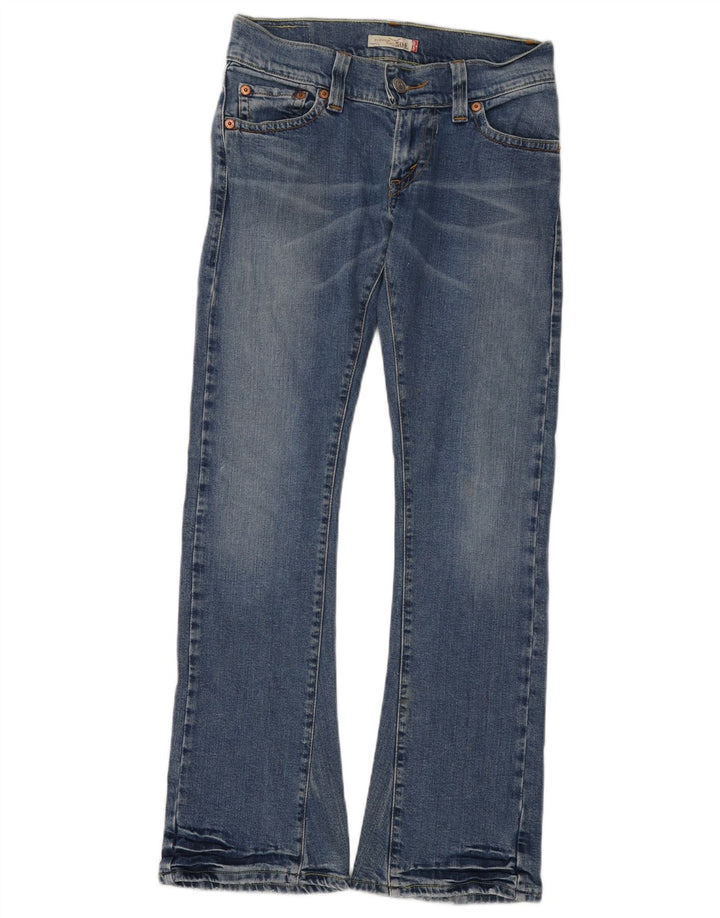 Blugi evazați 504 pentru femei Levi's Slouch US 5 Medium W28 L32 Bumbac albastru