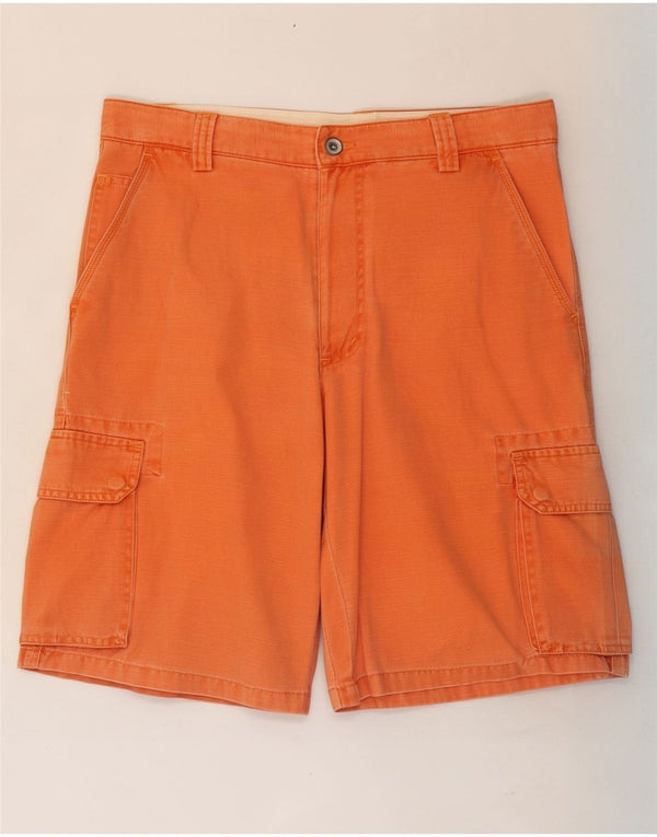 Pantaloni scurți cargo Brooksfield pentru bărbați IT 50 Large W34 Bumbac portocaliu