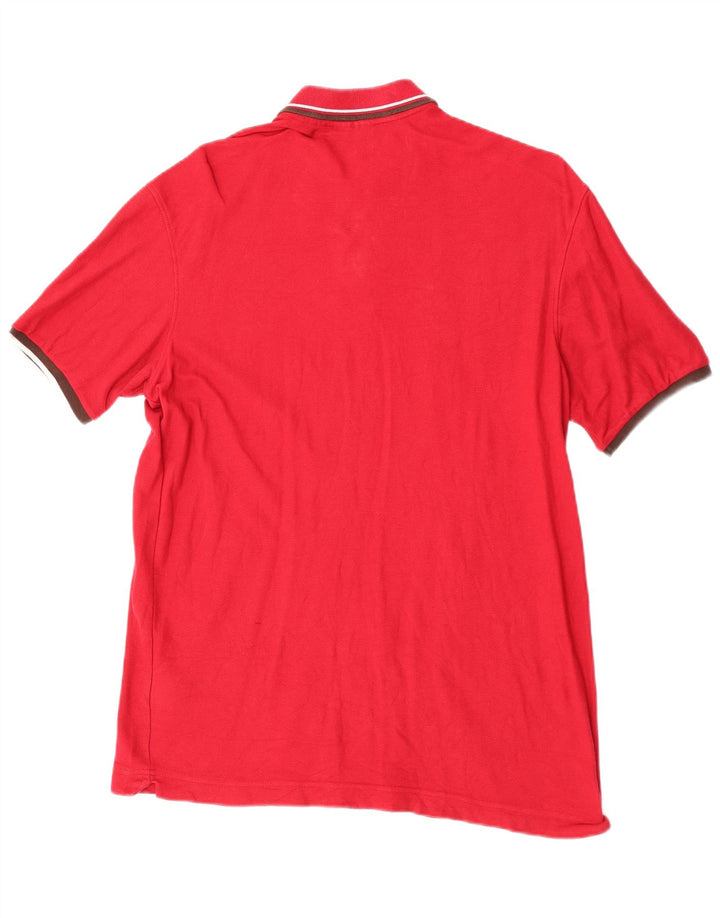Tricou polo Fila pentru bărbați, mare, roșu, bumbac