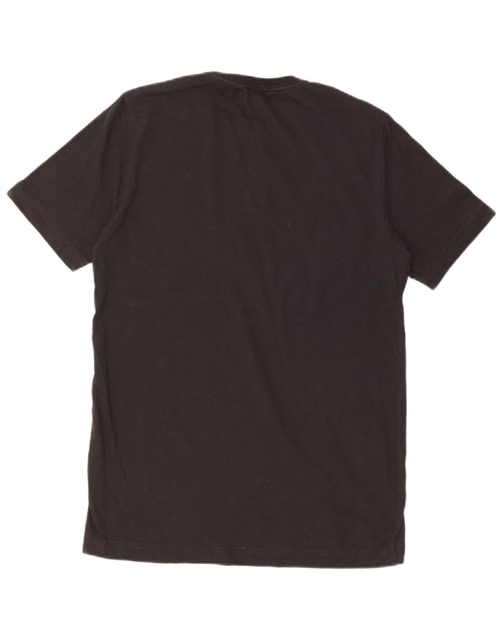 Tricou grafic ADIDAS fete Top 13-14 ani bumbac negru