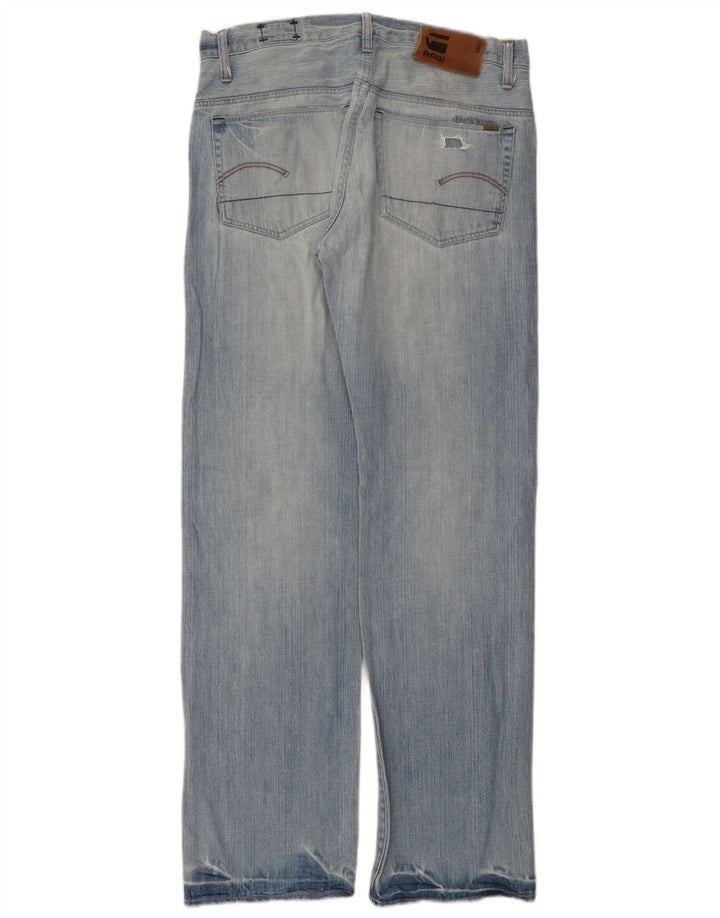 G-Star Blugi Distressed Straight pentru bărbați W32 L34 Bumbac albastru