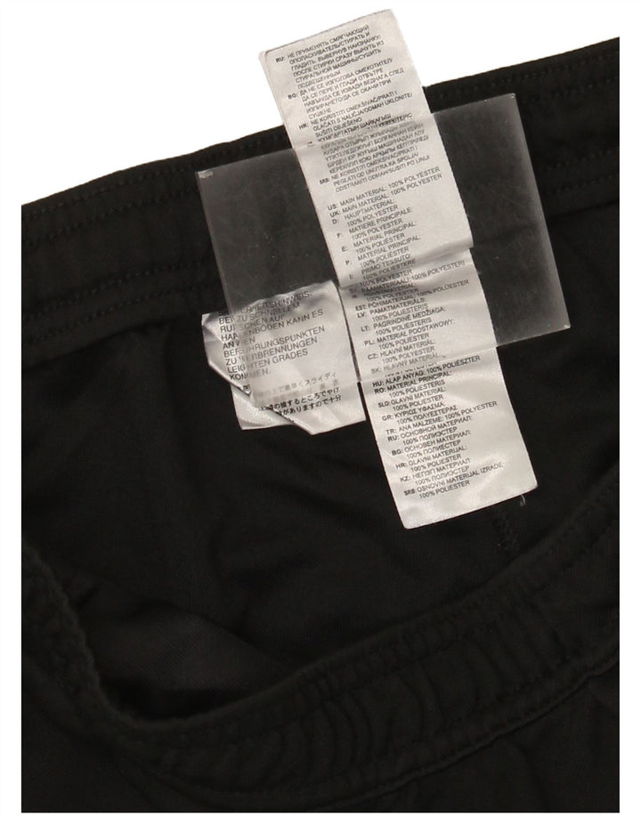 Pantaloni de trening Adidas Climalite pentru bărbați, poliester mediu negru